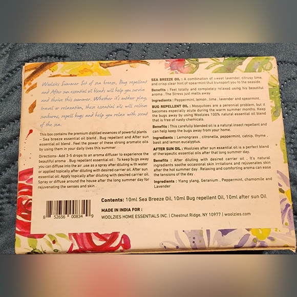 Summer Essential Oil Set - Black - Picture 2 of 2